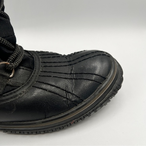 VINTAGE PAJAR BOOTS LACE UP BOOTS RUBBER SOLE TALL WINTER BOOTS WATERPROOF 38 - Picture 12 of 15